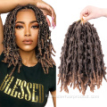 12 inci Butterfly Locs Crochet Rambut Ekstensi Rambut Sintetis